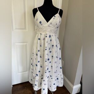 Anthropologie Fate 100% Cotton lined dress